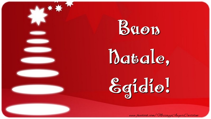 Cartoline di Natale - Albero Di Natale | Buon Natale, Egidio