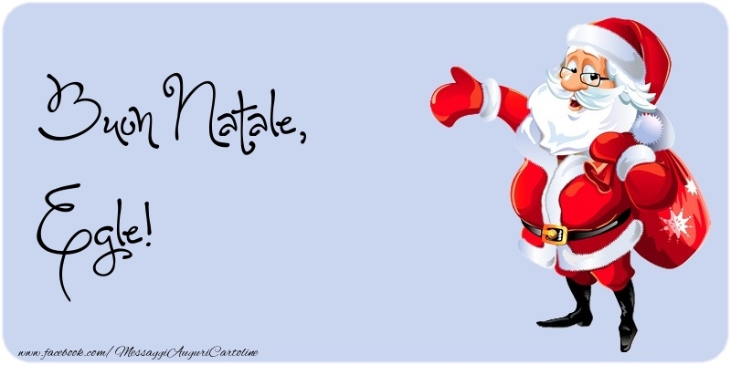Cartoline di Natale - Babbo Natale | Buon Natale, Egle