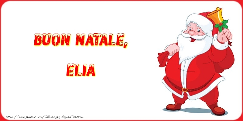 Cartoline di Natale - Buon Natale, Elia