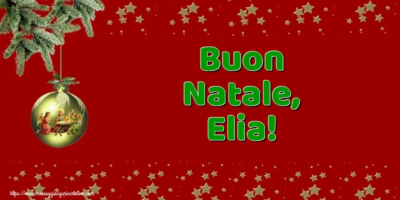Cartoline di Natale - Palle Di Natale | Buon Natale, Elia!