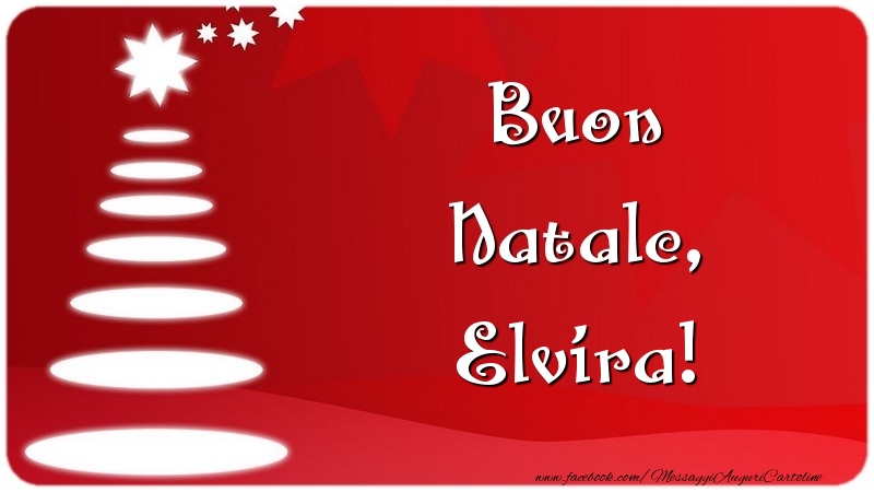 Cartoline di Natale - Albero Di Natale | Buon Natale, Elvira