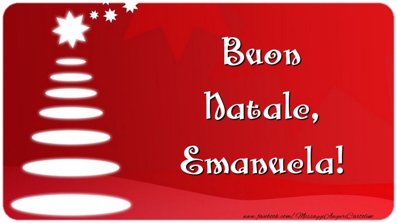 Cartoline di Natale - Albero Di Natale | Buon Natale, Emanuela