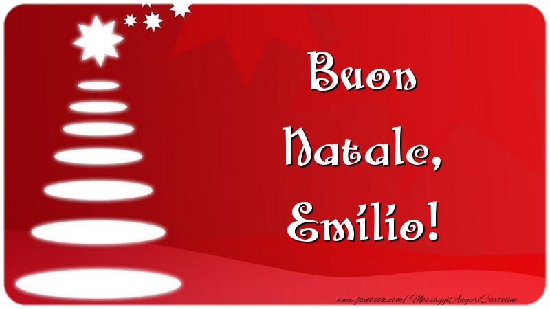 Cartoline di Natale - Albero Di Natale | Buon Natale, Emilio