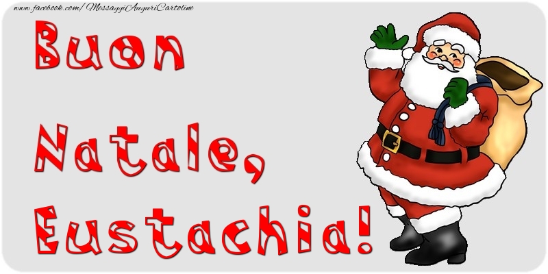 Cartoline di Natale - Babbo Natale & Regalo | Buon Natale, Eustachia