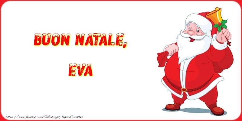 Cartoline di Natale - Buon Natale, Eva