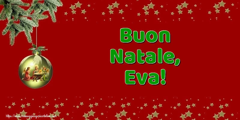 Cartoline di Natale - Palle Di Natale | Buon Natale, Eva!