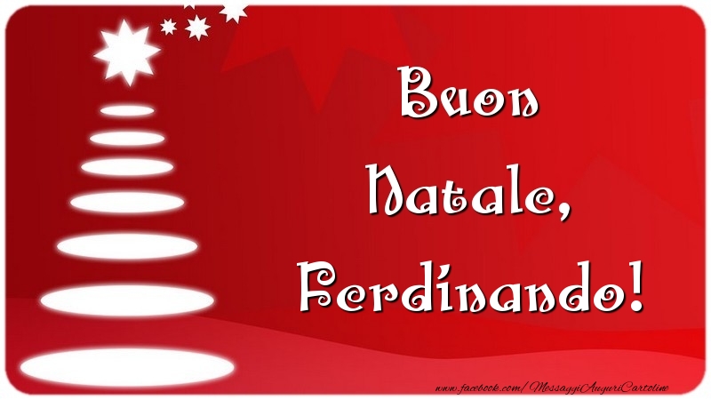 Cartoline di Natale - Albero Di Natale | Buon Natale, Ferdinando