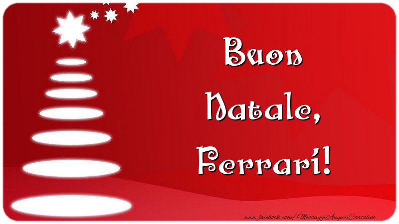 Cartoline di Natale - Albero Di Natale | Buon Natale, Ferrari