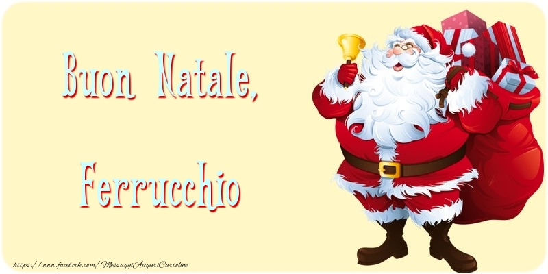 Cartoline di Natale - Babbo Natale | Buon Natale, Ferrucchio