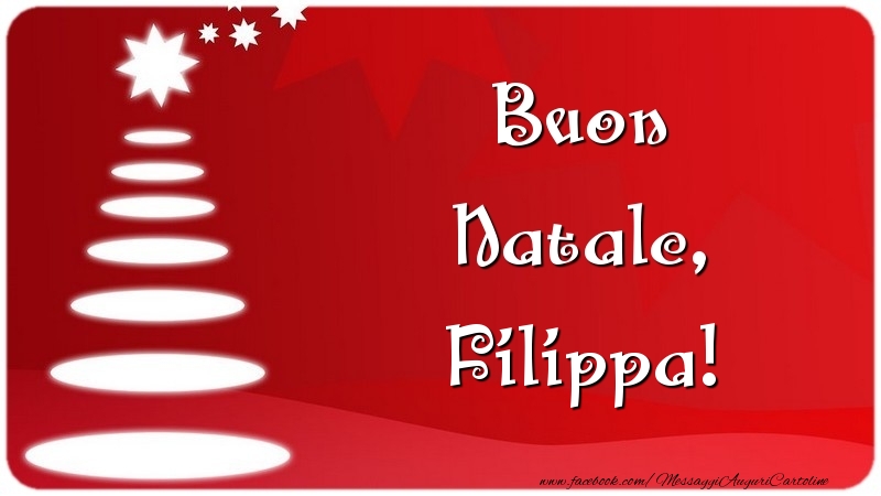 Cartoline di Natale - Buon Natale, Filippa