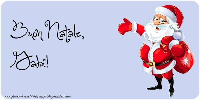 Cartoline di Natale - Babbo Natale | Buon Natale, Gabi
