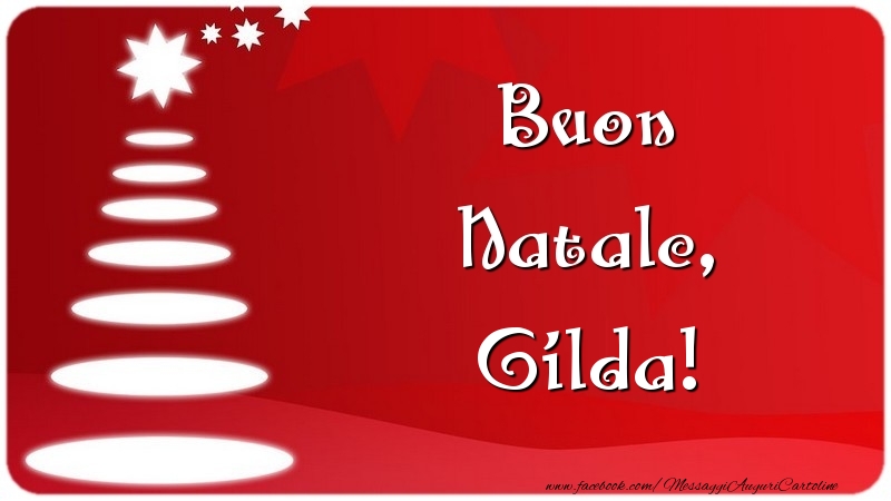 Cartoline di Natale - Albero Di Natale | Buon Natale, Gilda