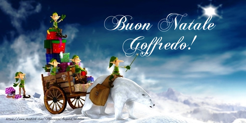 Cartoline di Natale - Regalo | Buon Natale Goffredo!