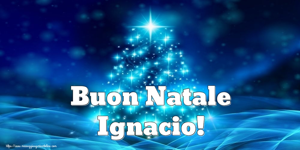 Cartoline di Natale - Albero Di Natale | Buon Natale Ignacio!
