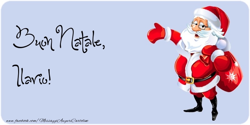 Cartoline di Natale - Babbo Natale | Buon Natale, Ilario