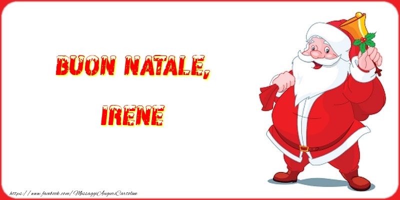 Cartoline di Natale - Buon Natale, Irene