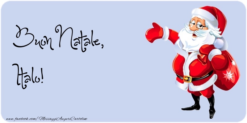 Cartoline di Natale - Babbo Natale | Buon Natale, Italo