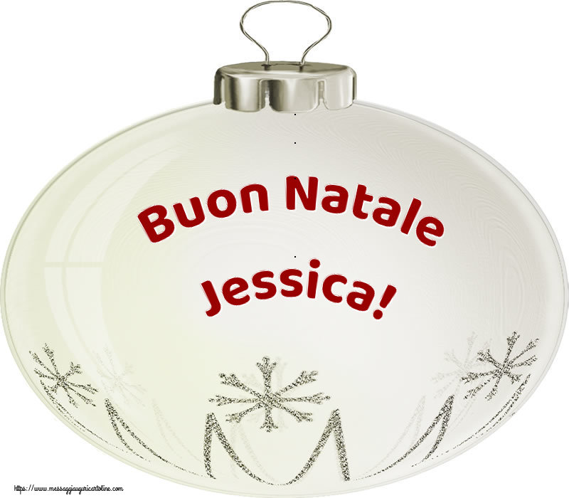 Cartoline di Natale - Palle Di Natale | Buon Natale Jessica!