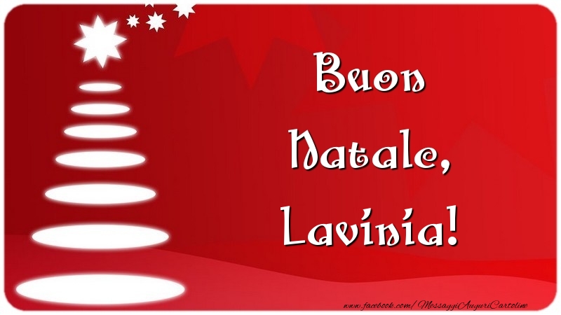 Cartoline di Natale - Albero Di Natale | Buon Natale, Lavinia
