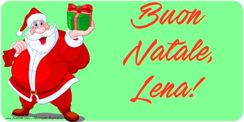 Cartoline di Natale - Buon Natale, Lena