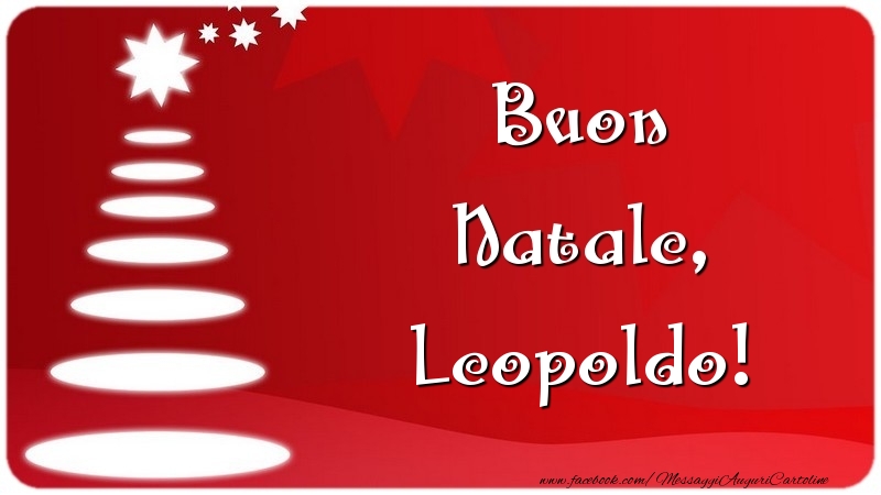 Cartoline di Natale - Albero Di Natale | Buon Natale, Leopoldo