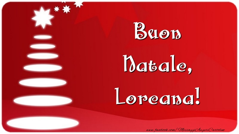 Cartoline di Natale - Albero Di Natale | Buon Natale, Loreana