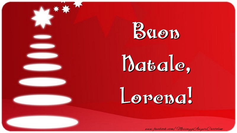 Cartoline di Natale - Albero Di Natale | Buon Natale, Lorena