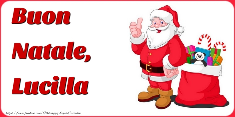  Cartoline di Natale - Babbo Natale | Buon Natale, Lucilla