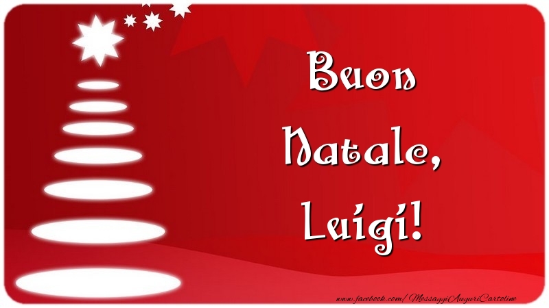 Cartoline di Natale - Buon Natale, Luigi