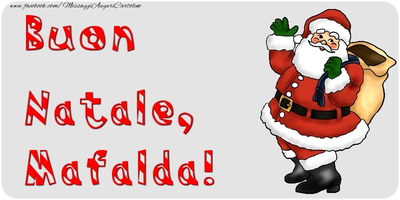 Cartoline di Natale - Babbo Natale & Regalo | Buon Natale, Mafalda