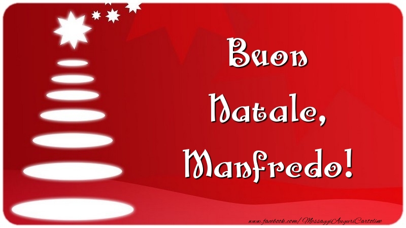 Cartoline di Natale - Albero Di Natale | Buon Natale, Manfredo