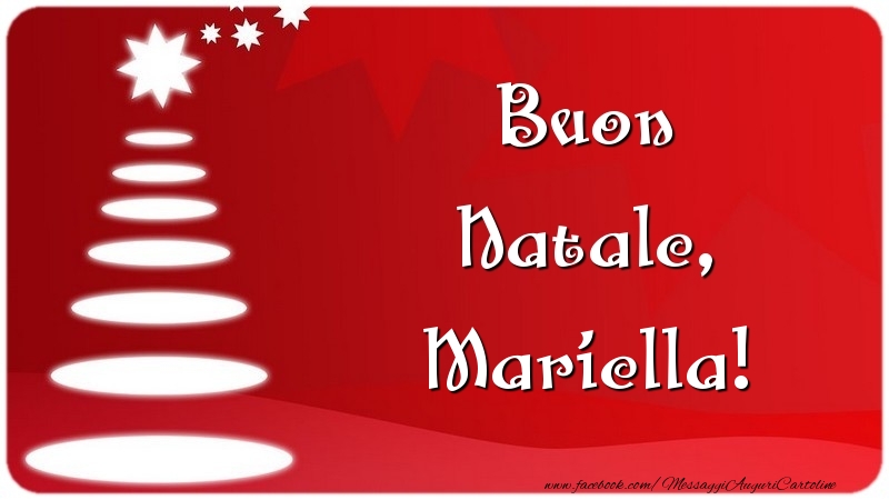 Cartoline di Natale - Albero Di Natale | Buon Natale, Mariella