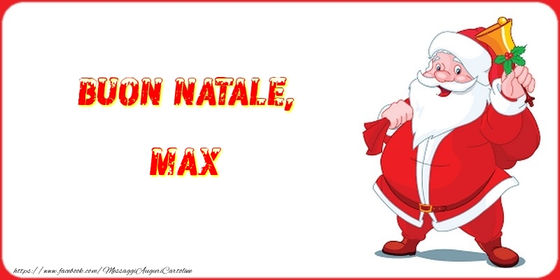 Cartoline di Natale - Babbo Natale | Buon Natale, Max