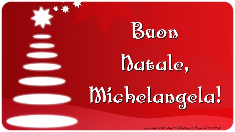 Cartoline di Natale - Albero Di Natale | Buon Natale, Michelangela