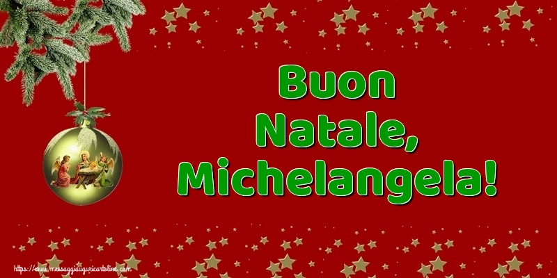 Cartoline di Natale - Palle Di Natale | Buon Natale, Michelangela!