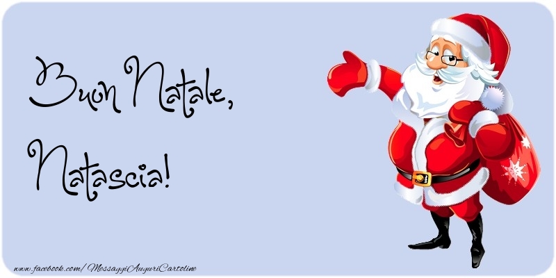 Cartoline di Natale - Babbo Natale | Buon Natale, Natascia