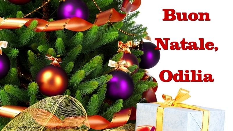 Cartoline di Natale - Buon Natale, Odilia