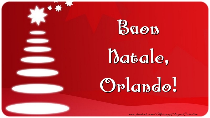 Cartoline di Natale - Buon Natale, Orlando