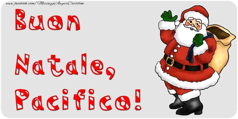 Cartoline di Natale - Babbo Natale & Regalo | Buon Natale, Pacifico