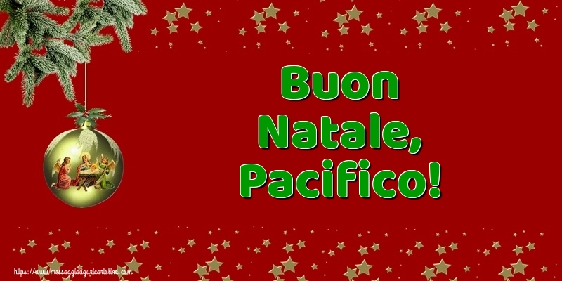 Cartoline di Natale - Buon Natale, Pacifico!