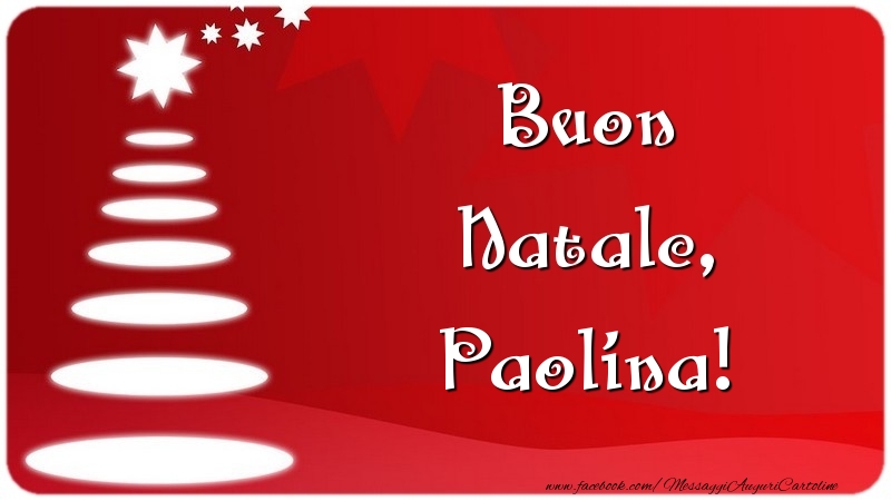 Cartoline di Natale - Albero Di Natale | Buon Natale, Paolina
