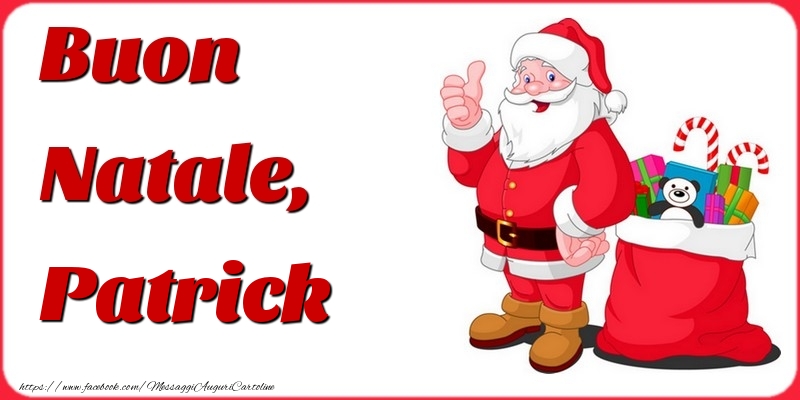 Cartoline di Natale - Babbo Natale | Buon Natale, Patrick