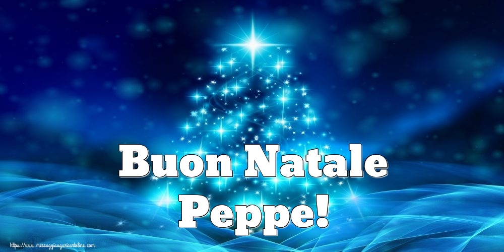 Cartoline di Natale - Albero Di Natale | Buon Natale Peppe!