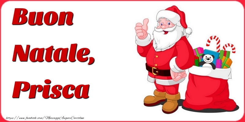 Cartoline di Natale - Babbo Natale | Buon Natale, Prisca