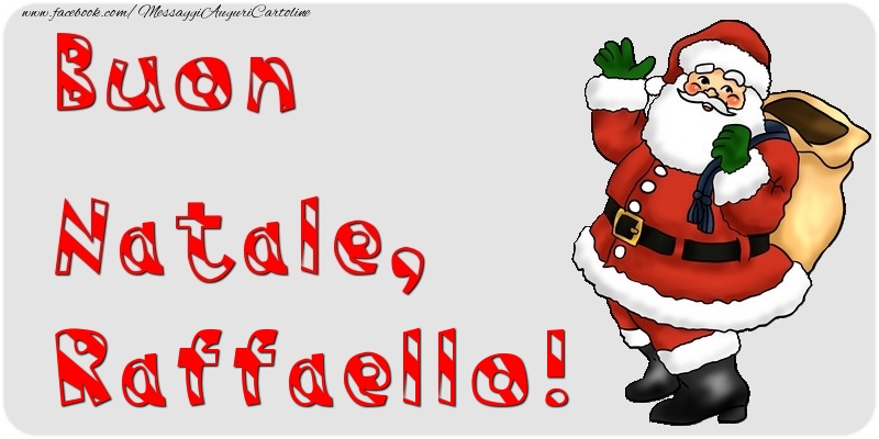 Cartoline di Natale - Babbo Natale & Regalo | Buon Natale, Raffaello