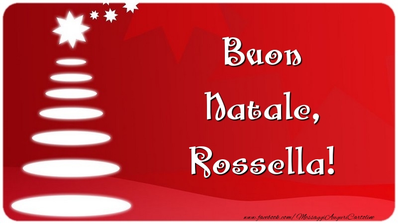 Cartoline di Natale - Albero Di Natale | Buon Natale, Rossella