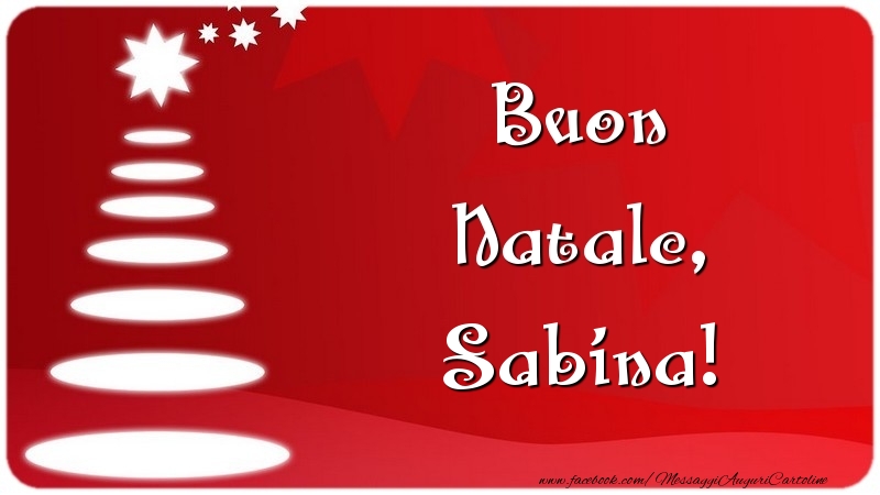 Cartoline di Natale - Albero Di Natale | Buon Natale, Sabina