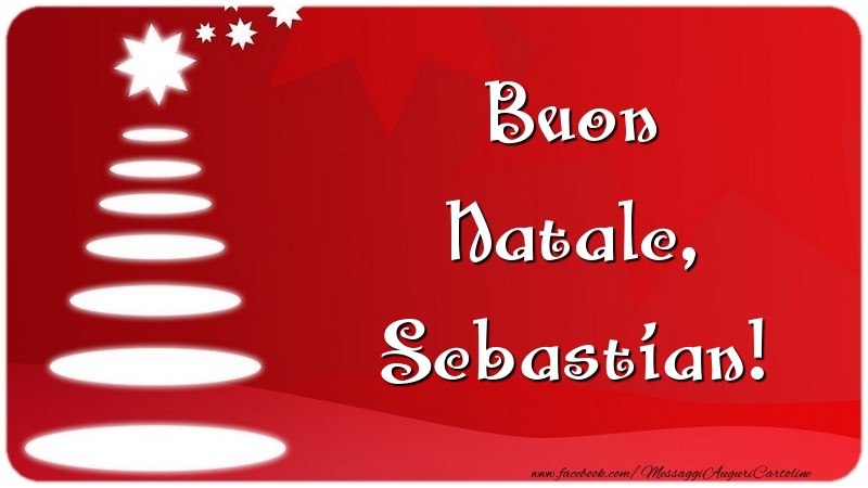 Cartoline di Natale - Buon Natale, Sebastian
