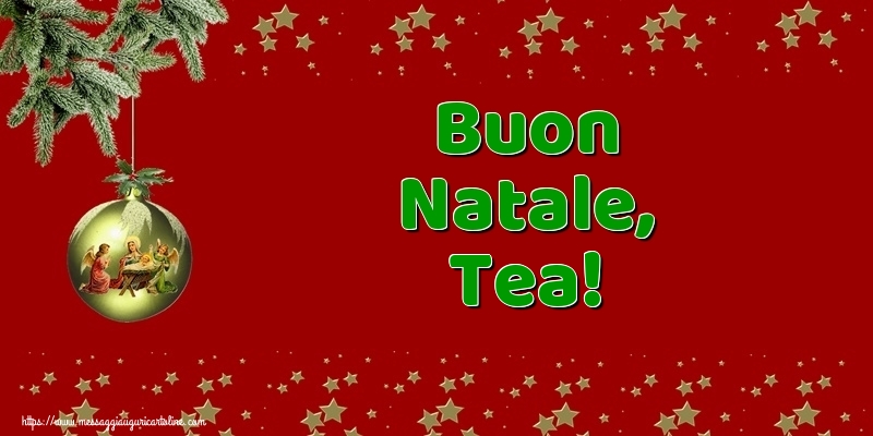 Cartoline di Natale - Palle Di Natale | Buon Natale, Tea!