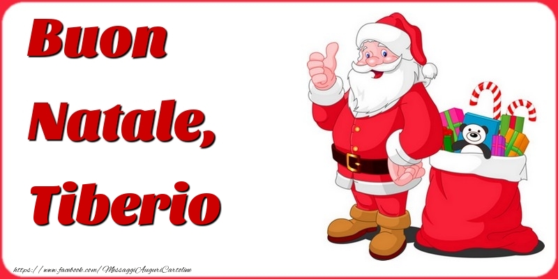 Cartoline di Natale - Babbo Natale | Buon Natale, Tiberio